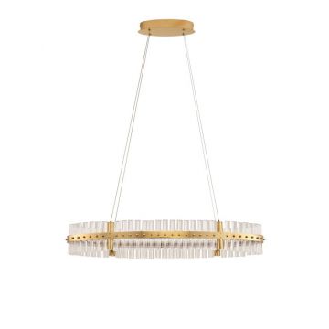 Lampa suspendata TRIAC dimabila  KEZO - Ø 90cm / Gold