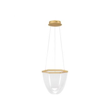 Lampa suspendata TRIAC dimabila VALENTIN - Ø 35cm / Gold