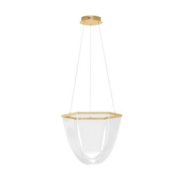 Lampa suspendata TRIAC dimabila VALENTIN - Ø 52cm / Gold