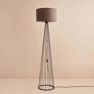 Lampadar, L'essentiel Maison, 780SGN3544, Negru/Maro