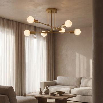 LUSTRA ASTRA AURIU 6XE27 42W 700X200mm - Default Title