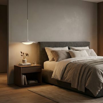 Lustra led Ara alba 8W/750LM 3000K-6500K - Default Title