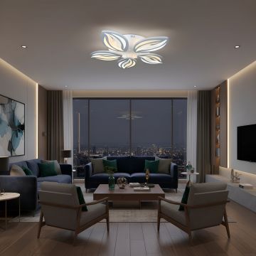 LUSTRA LED DIMABILA 80W 5 BRATE 3 CULORI+IR 480mm x 85mm - Default Title