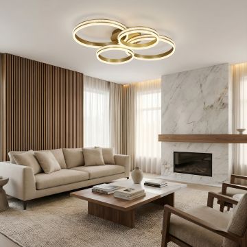 Lustra Led Hydra 234w/11600lm cu Telecomanda 2*300+2*400mm - Default Title