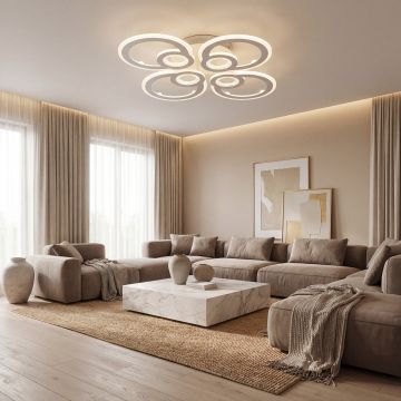 LUSTRA LED JUNO 96W CU 8 BRATE 3 CULORI+IR - Default Title