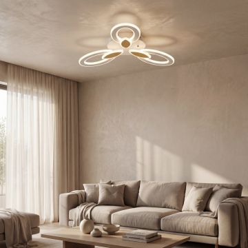 LUSTRA LED LIVING 100W CU 3 BRATE 3 CULORI+IR 550mm x 90mm - Default Title