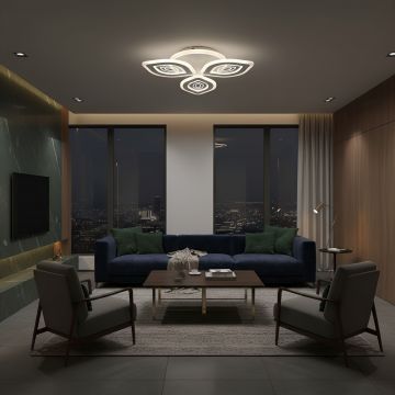 LUSTRA LED LIVING 50W 3 BRATE 3 CULORI+IR 480mm x 85 - Default Title