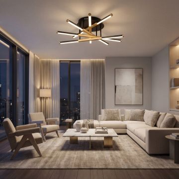 LUSTRA LED MANTA 84W / IP20 600MM + IR - Default Title