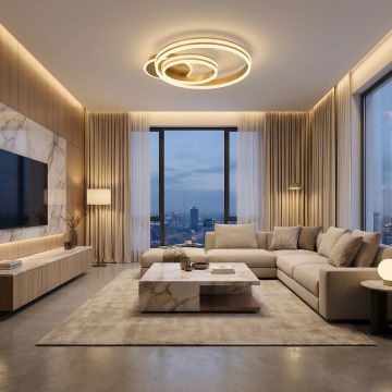 Lustra Led Nemesis 122w/5900lm cu Telecomanda 300+500mm - Default Title