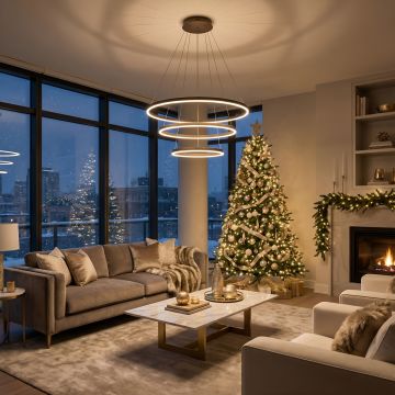 Lustra Led Pe Cablu Ajustabila 150W /  400Mm X 600Mm X 800Mm - Default Title