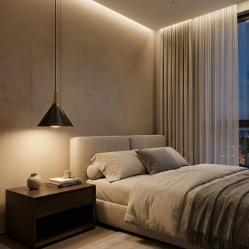 Lustra led Sirius cafenie 8W/630LM 3000K-6500K - Default Title