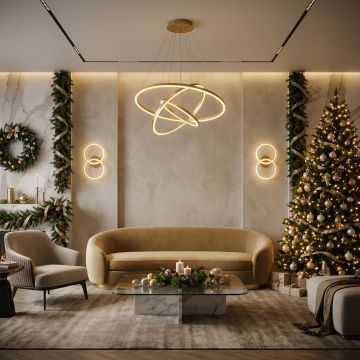 Lustra Led Suspendata Lumina ajustabila din Telecomanda 150W / 400Mm X 600Mm X 800MmA - Default Title Lustra Led Suspendata Lumina ajustabila din Telecomanda 150W / 400Mm X 600Mm X 800MmA - Default Title