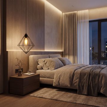 LUSTRA LINA NEGRU 1XE27 60W - Default Title