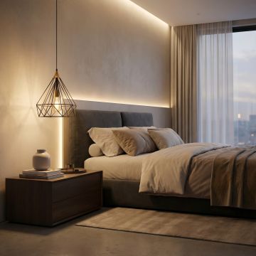 Lustra SUDE NEGRU 1XE27 60W - Default Title