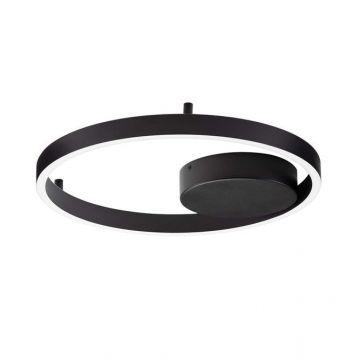 Plafoniera dimabila HEDRA - Ø 40cm / Negru