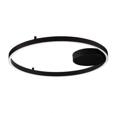 Plafoniera dimabila HEDRA - Ø 60cm / Negru