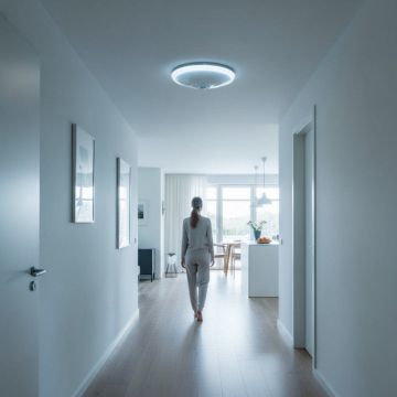 Plafoniera Led cu senzor de miscare reglabil Ø290, 12W=75W, 6400K, lumina rece - Default Title