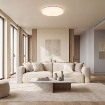 Plafoniera led ECO IP40 Rotunda Alba Fi300, 23W, 6500K, lumina rece - Default Title