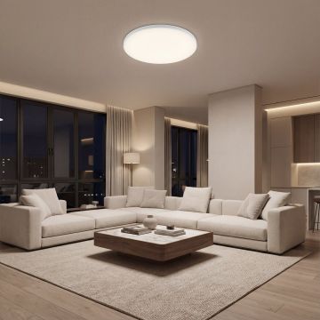 Plafoniera led ECO IP40 Rotunda Alba Fi450, 45W, 6500K, lumina rece - Default Title