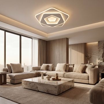 PLAFONIERA LED EUPORIE 80W 6600LM 3000K/4000K/6500K 400X50MM - Default Title