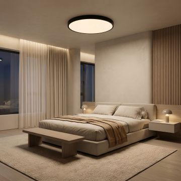 Plafoniera led VERSA IP40 Rama Neagra Fi500, 40W - Default Title