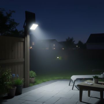 Proiector led SMD cu Panou Solar si telecomanda - 300W/6500k - Default Title