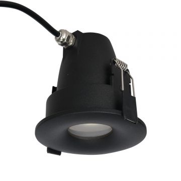 Spot incastrat FLOE ROUND - Negru