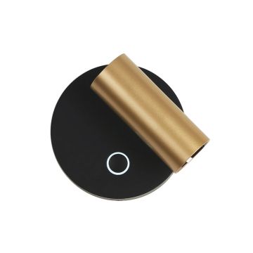 Aplica de perete ARTONA - Negru/Gold