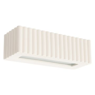 Aplică de perete bej din ceramică Rivena – Sollux