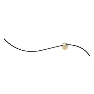 Aplica de perete BELVARIO - Negru/Gold / 102cm