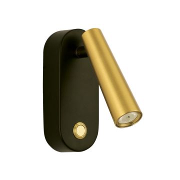 Aplica de perete CORINS - Negru/Gold