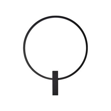 Aplica de perete ELVARIS 12W - Negru