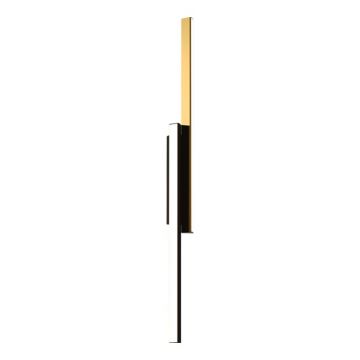 Aplica de perete LARET BLACK/BRASS - Negru/Gold