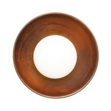 Aplică de perete maro ø 24 cm Elsa – Opviq lights
