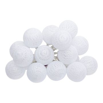 Instalație decorativă led Batoni, PVC, Albă, 6x435 cm