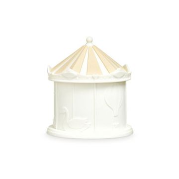 Lampă de veghe pentru copii fildeș Carousel Off-White – Cam Cam Copenhagen
