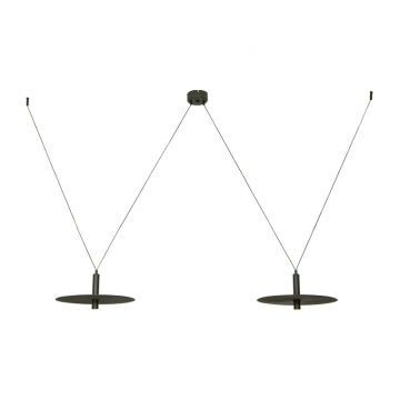 Lampa suspendata ARVON DUO - Negru