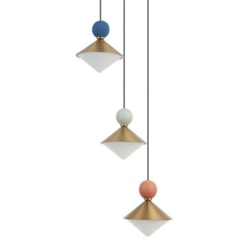 Lampa suspendata NOREN TRIO - Gold