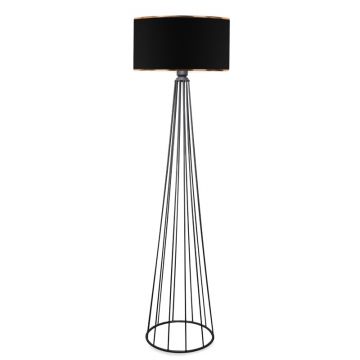 Lampadar Firdo I, negru, 38x121 cm