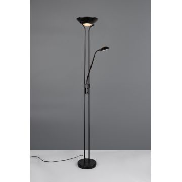 Lampadar Spock, RL, 25x180 cm, 19W / 5W, 2x SMD, metal, negru mat