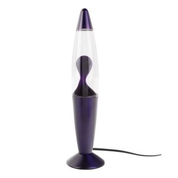 Lava lamp mov din sticlă (înălțime 35,5 cm) Funky Rocket Lava – Leitmotiv