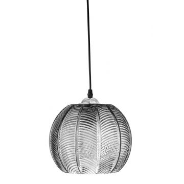Lustra, Bloomingville, Adar, 1 x E27, 22x20 cm, sticla, gri