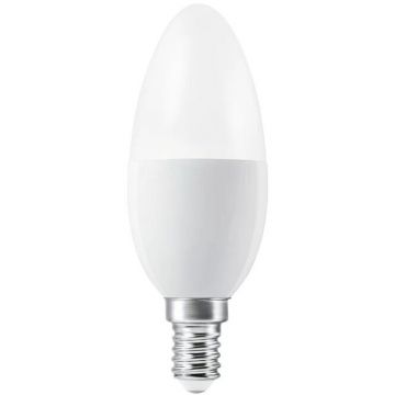 OSRAM Bec LED, Osram, E14, B35, 4.9W = 40W, 470lm, 2700K, Alb cald
