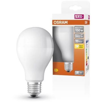 OSRAM Bec LED Osram LED STAR FR A150 E27, 19W (150W), 2452 lm, lumina calda (2700K), clasa energetica E