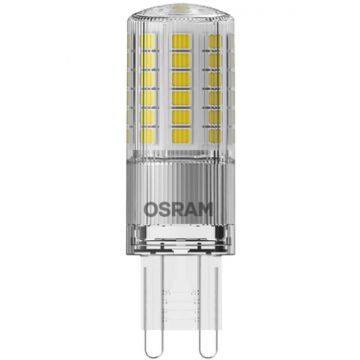 OSRAM Bec LED Osram PIN G9, 4.8W (50W), 600 lumeni, lumina calda (2700K), clasa energetica E