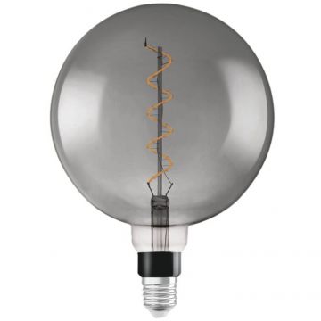 OSRAM Bec LED Osram Vintage Transparent, Sticla, E27, 5W, 110 lm, Lumina neutra (1800K)
