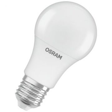 OSRAM Bec LED pentru beci Osram A65, E27, voltaj scazut 12-36V AC/DC, 9W, 940lm, lumina calda (2700K), clasa energetica F
