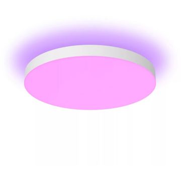 Philips Plafoniera LED inteligenta Philips Hue Datura, alb si RGB, marime S, diametru 38.4 cm, 48 W, Bluetooth