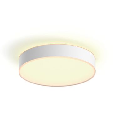 Philips Plafoniera LED inteligenta Philips Hue Enrave, Bluetooth, 19.2W, 2450 lm, 38.1 cm, Intrerupator cu variator inclus, clasa energetica F, Alb