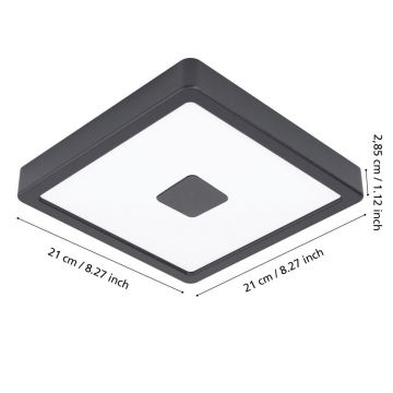 Plafonieră Cu Led  21/21/3 cm